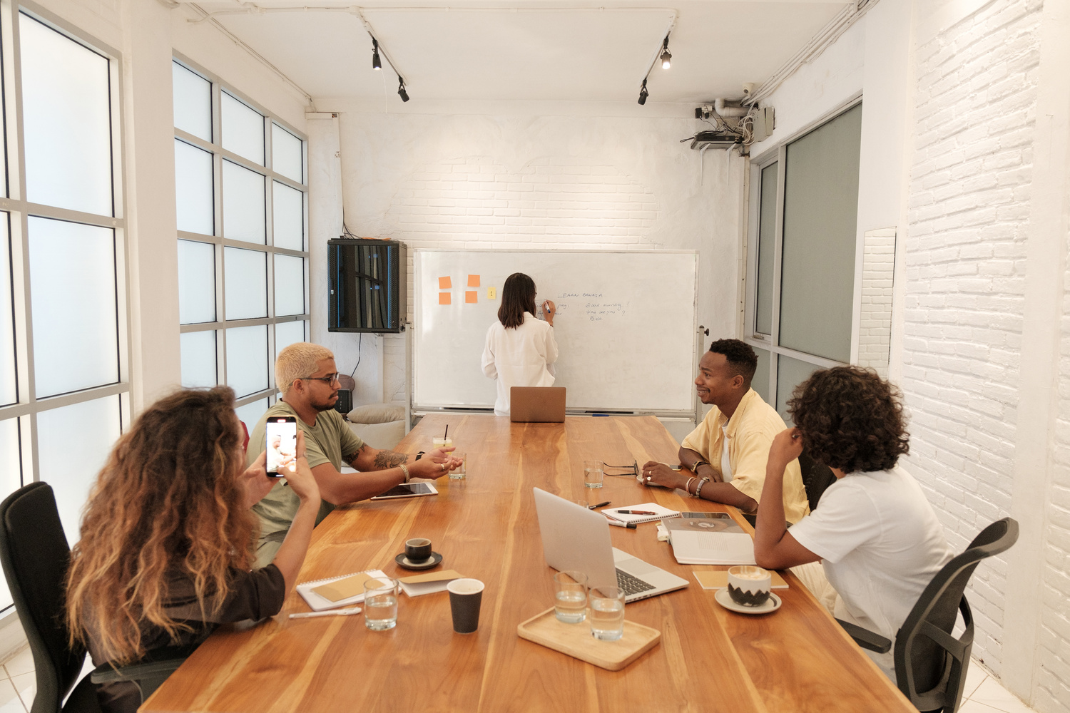 Colleagues Having a Meeting in Office