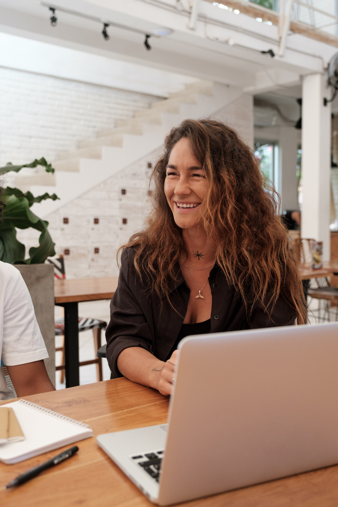 Happy Woman with Laptop